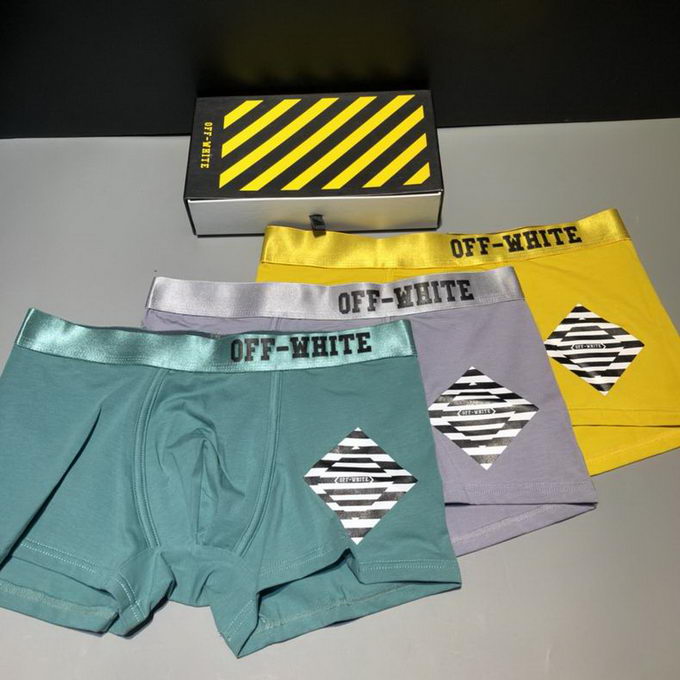 3-pac Off-White Boxer Shorts ID:20220807-369